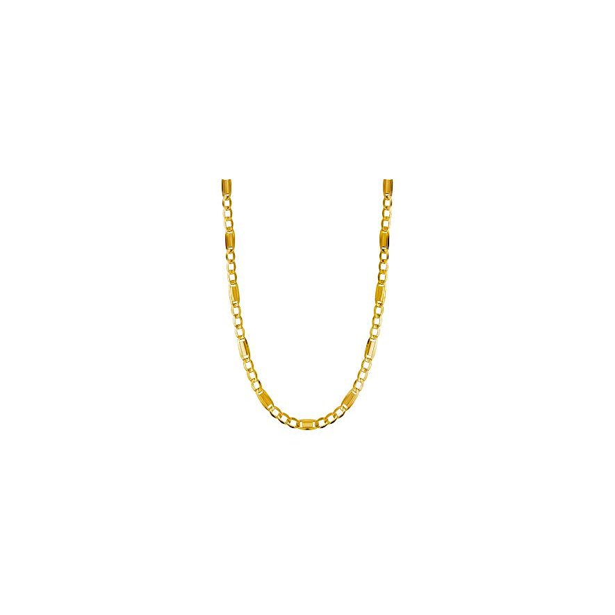 Figarokette aus Gelbgold