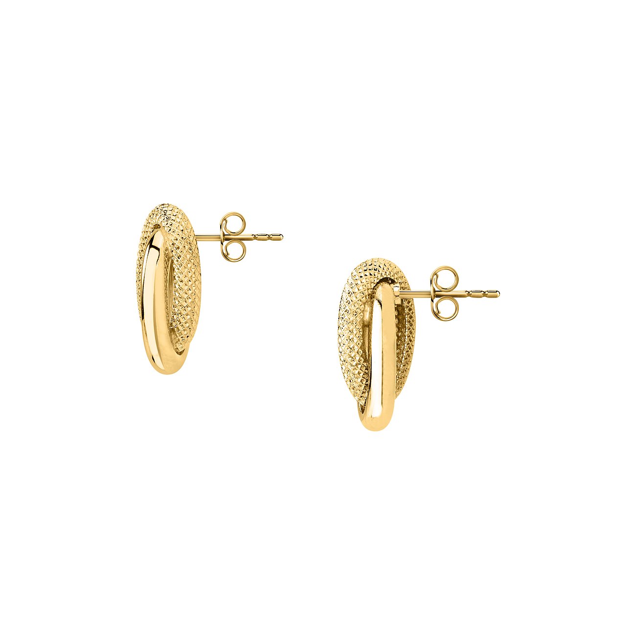 Diamant-Ohrstecker aus Weißgold