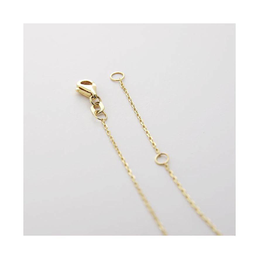 Solitär-Kette aus Weißgold