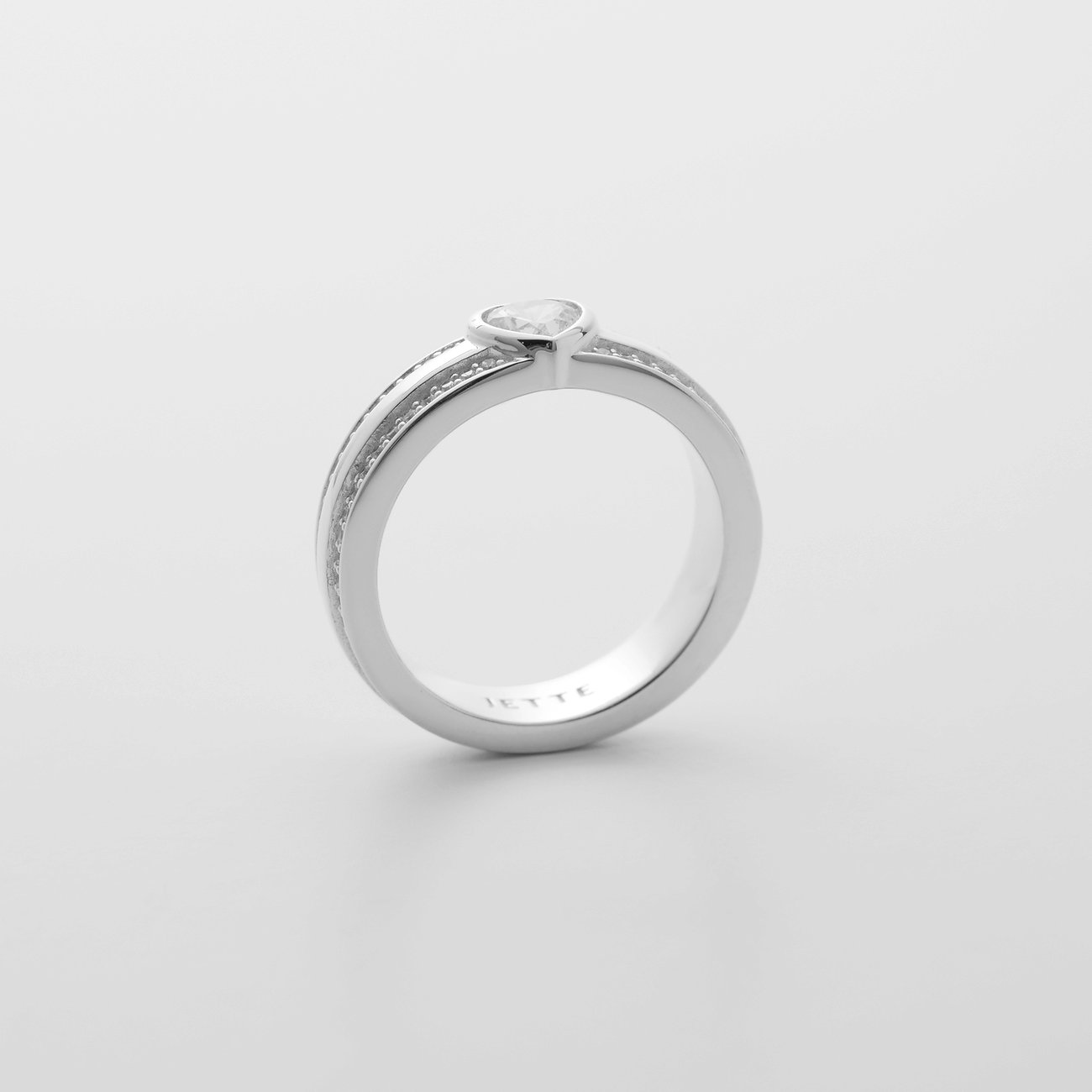 JETTE Damenring HEARTS
