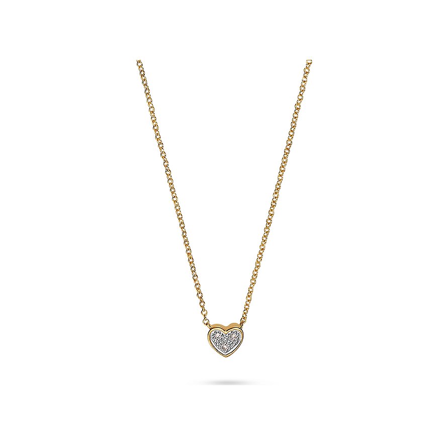 CHRIST Herzkette Diamant Gelbgold 375