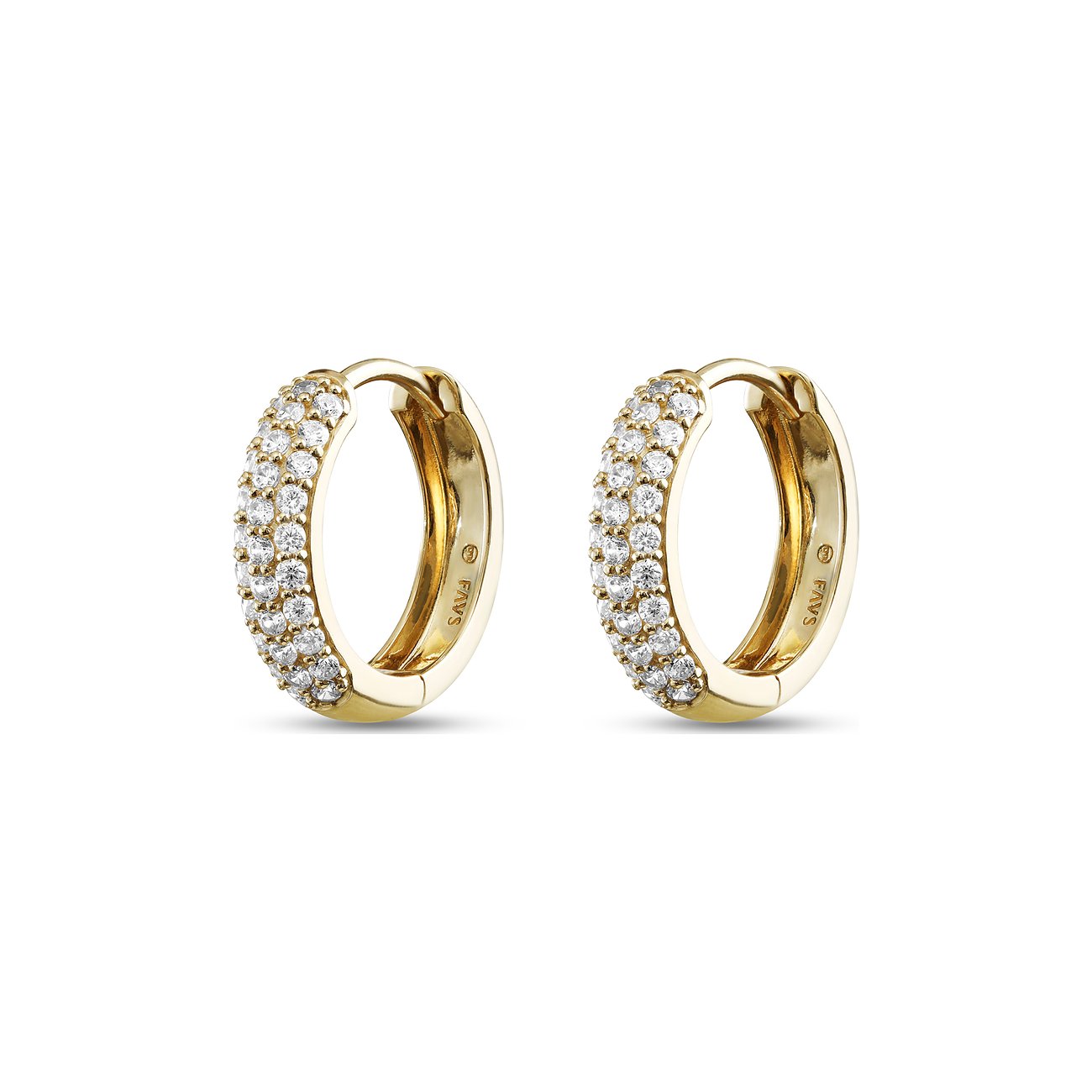 Creolen aus Gelbgold