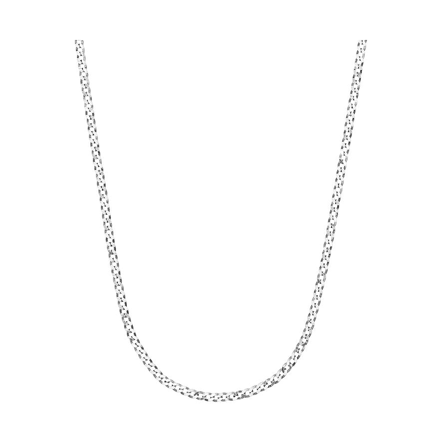 Flachpanzer-Kette aus Sterlingsilber