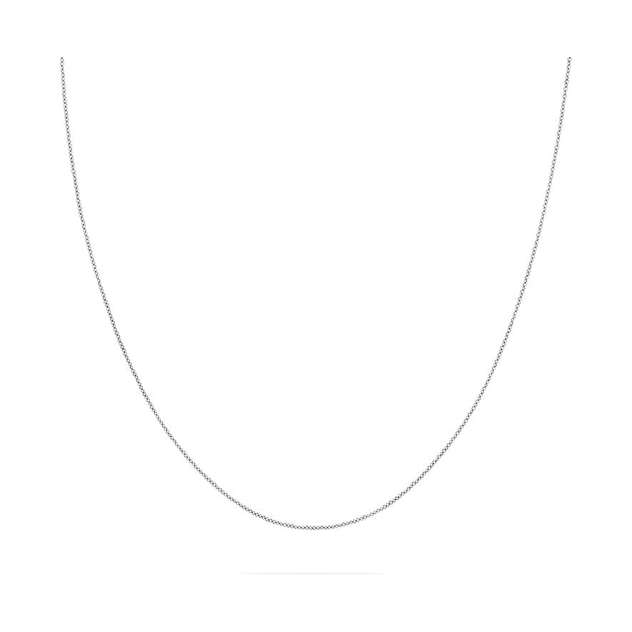 Feine Ankerkette aus rhodiniertem Sterlingsilber