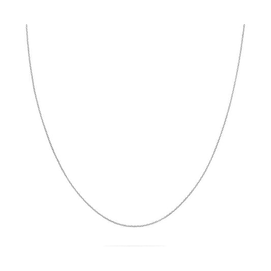 Feine Ankerkette aus rhodiniertem Sterlingsilber