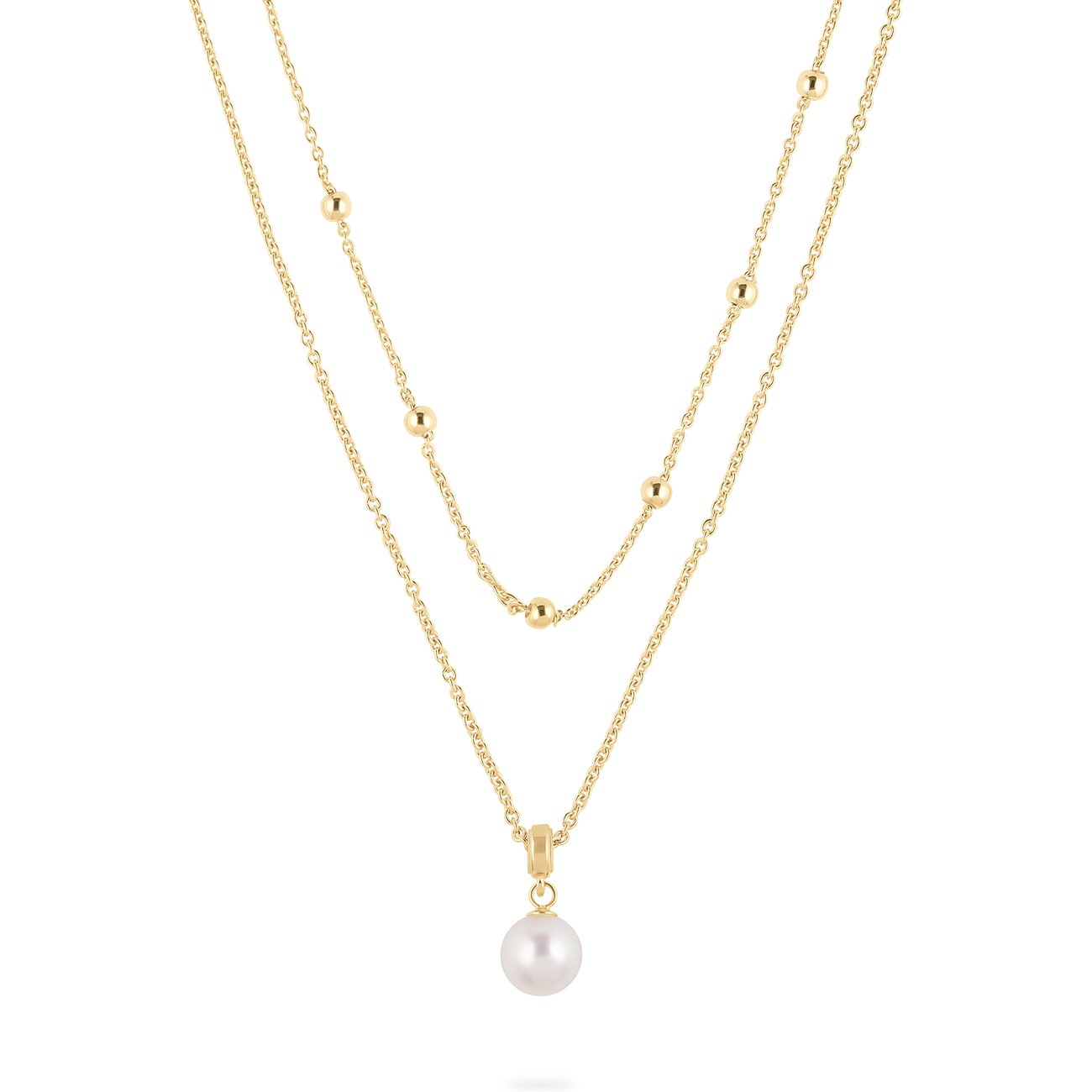 Herz-Kette mit Zirkonia