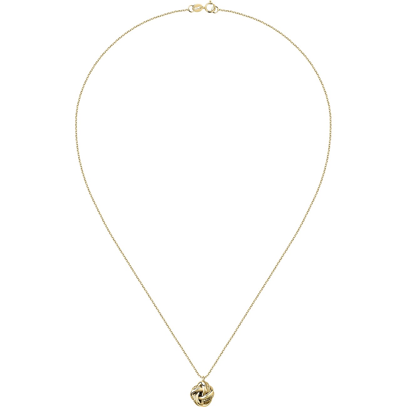 Kreuz-Kette aus Gelbgold