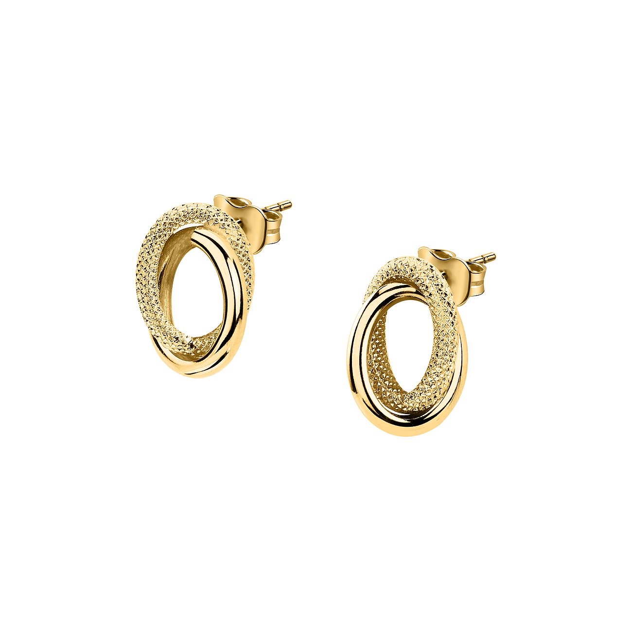 Diamant-Ohrstecker aus Weißgold