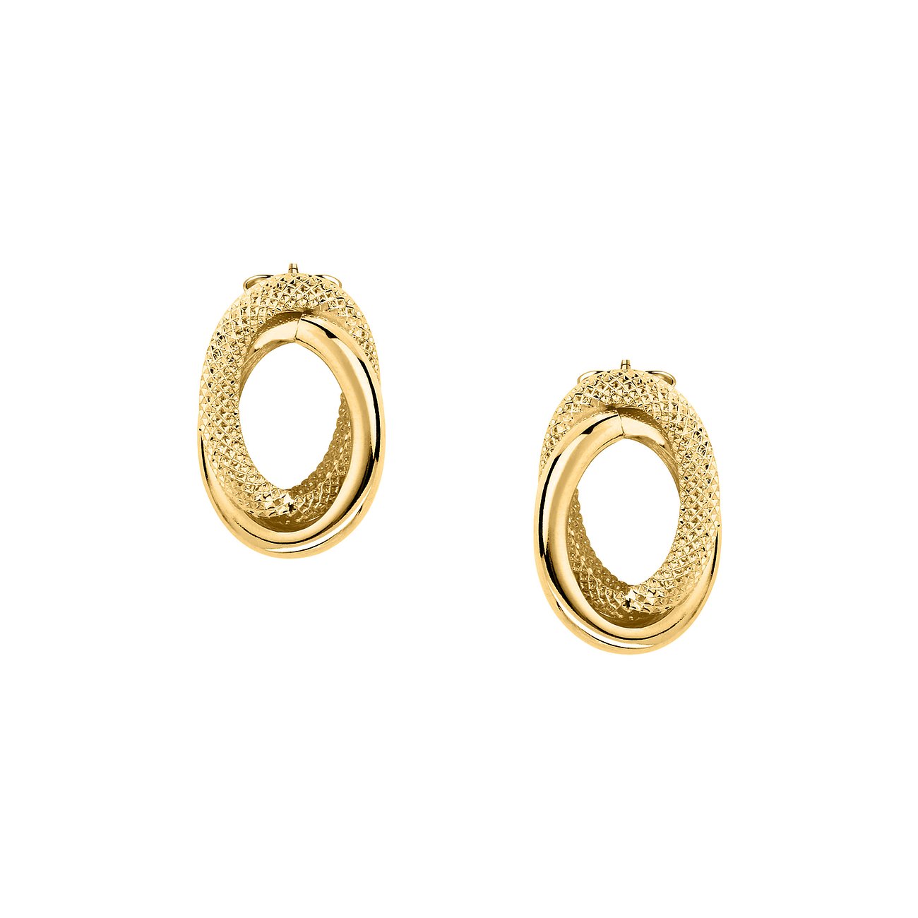 Diamant-Ohrstecker aus Weißgold