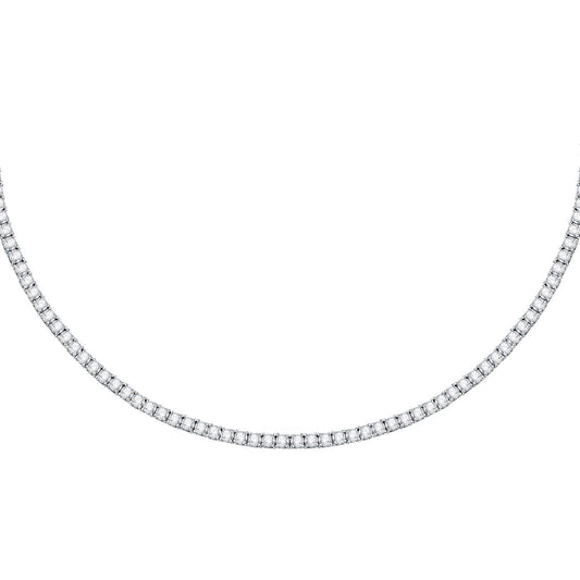 Herz-Kette aus Gelbgold mit Diamant