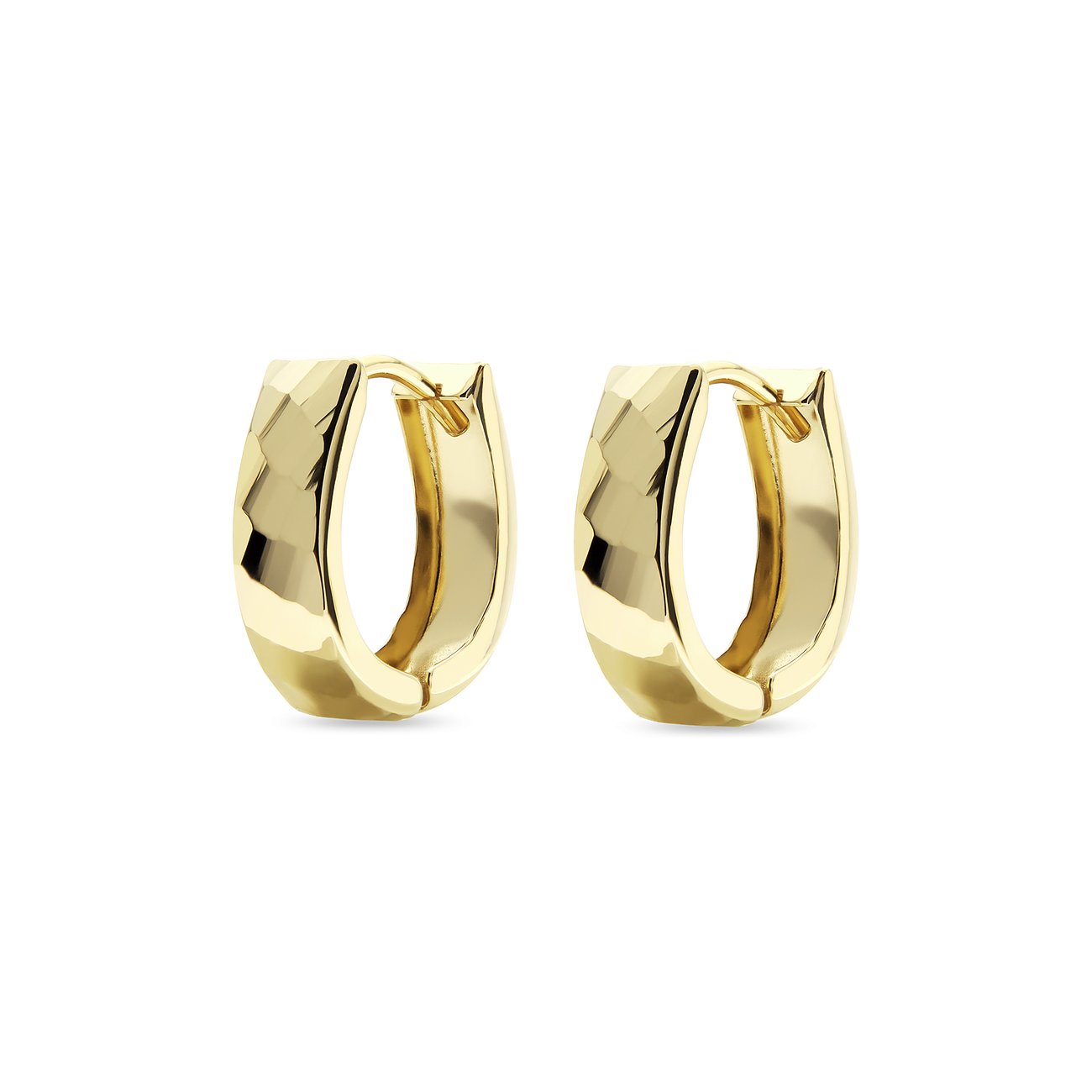 Creolen mit Diamanten