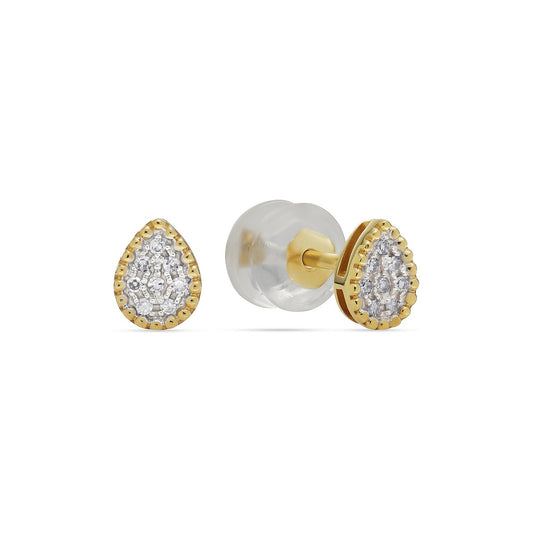 Diamant-Ohrstecker aus Weißgold